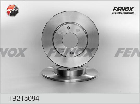 Fenox TB215094 - Тормозной диск autospares.lv