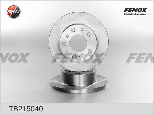 Fenox TB215040 - Тормозной диск autospares.lv