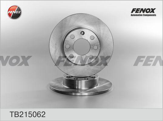 Fenox TB215062 - Тормозной диск autospares.lv