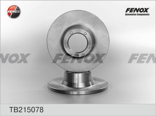 Fenox TB215078 - Тормозной диск autospares.lv