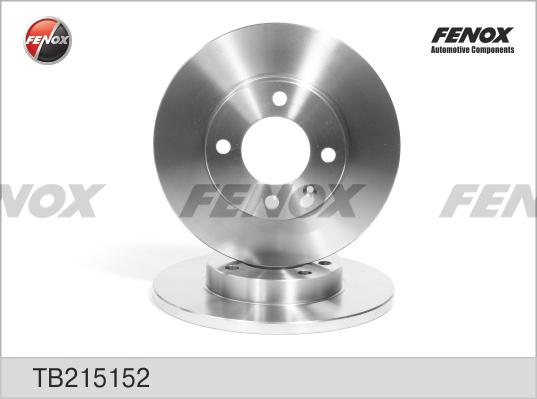 Fenox TB215152 - Тормозной диск autospares.lv
