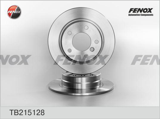 Fenox TB215128 - Тормозной диск autospares.lv