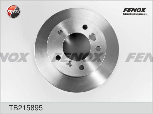 Fenox TB215895 - Тормозной диск autospares.lv