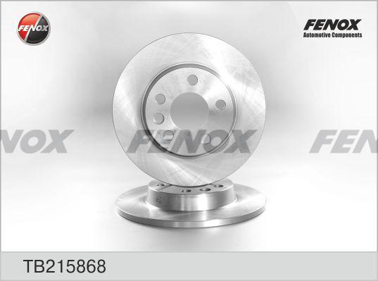 Fenox TB215868 - Тормозной диск autospares.lv