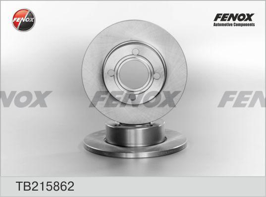 Fenox TB215862 - Тормозной диск autospares.lv