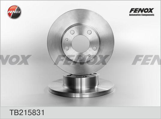 Fenox TB215831 - Тормозной диск autospares.lv