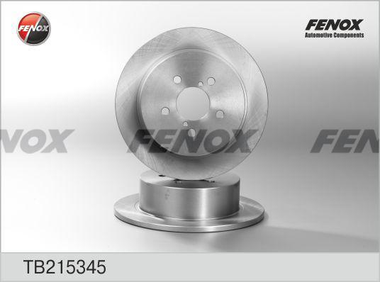 Fenox TB215345 - Тормозной диск autospares.lv