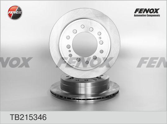 Fenox TB215346 - Тормозной диск autospares.lv