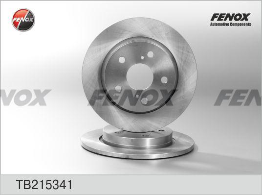 Fenox TB215341 - Тормозной диск autospares.lv