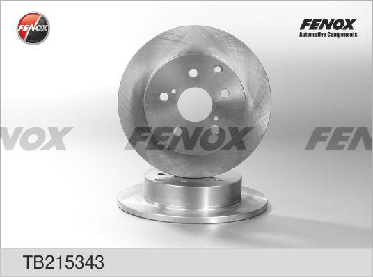 Fenox TB215343 - Тормозной диск autospares.lv