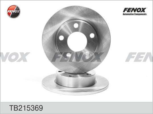 Fenox TB215369 - Тормозной диск autospares.lv