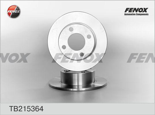 Fenox TB215364 - Тормозной диск autospares.lv