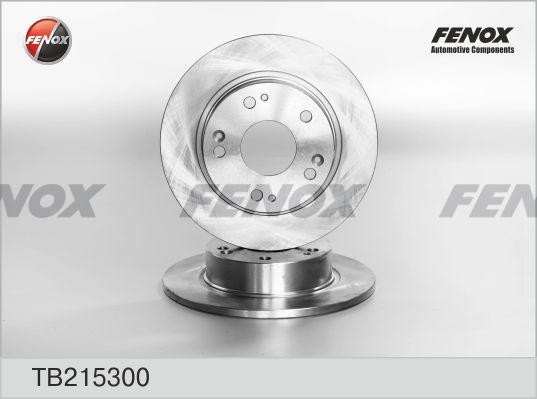 Fenox TB215300 - Тормозной диск autospares.lv