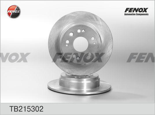 Fenox TB215302 - Тормозной диск autospares.lv