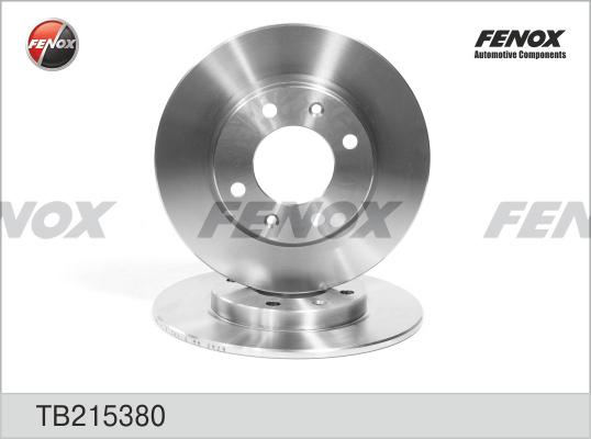 Fenox TB215380 - Тормозной диск autospares.lv