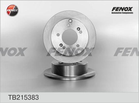 Fenox TB215383 - Тормозной диск autospares.lv