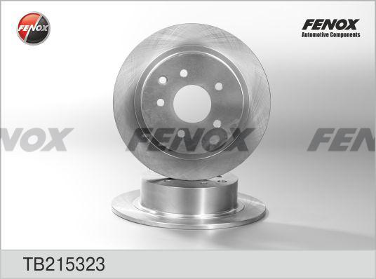 Fenox TB215323 - Тормозной диск autospares.lv