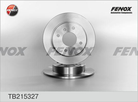 Fenox TB215327 - Тормозной диск autospares.lv