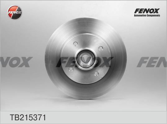 Fenox TB215371 - Тормозной диск autospares.lv