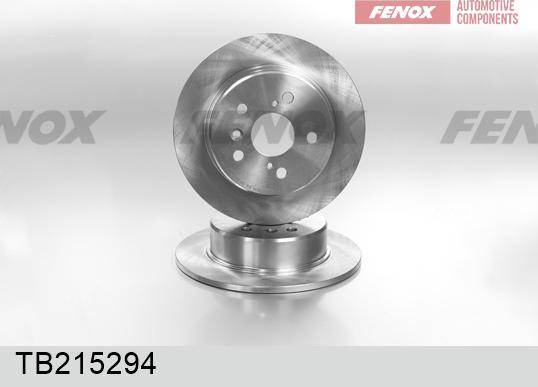 Fenox TB215294 - Тормозной диск autospares.lv