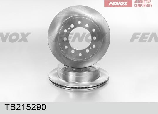 Fenox TB215290 - Тормозной диск autospares.lv