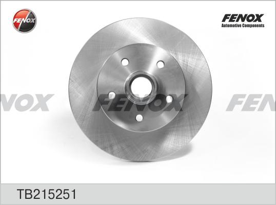 Fenox TB215251 - Тормозной диск autospares.lv
