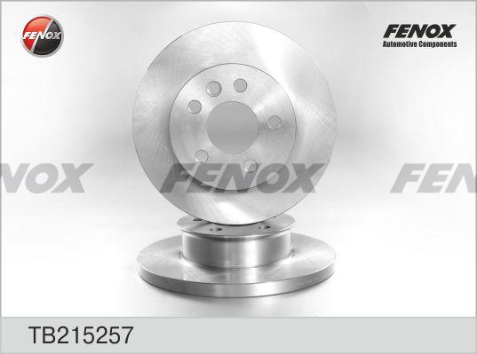 Fenox TB215257 - Тормозной диск autospares.lv