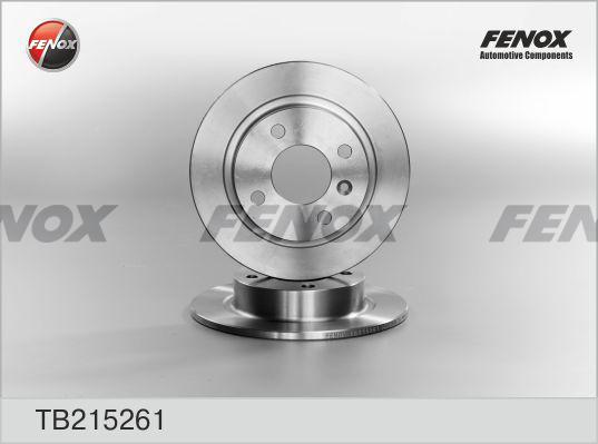 Fenox TB215261 - Тормозной диск autospares.lv