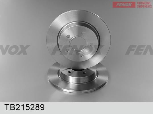 Fenox TB215289 - Тормозной диск autospares.lv