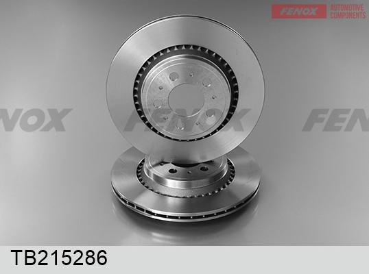 Fenox TB215286 - Тормозной диск autospares.lv