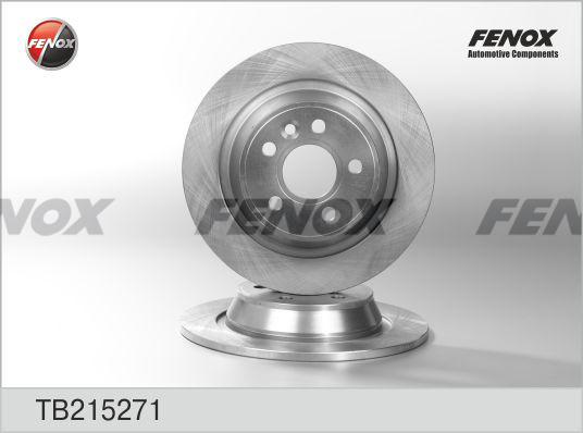 Fenox TB215271 - Тормозной диск autospares.lv