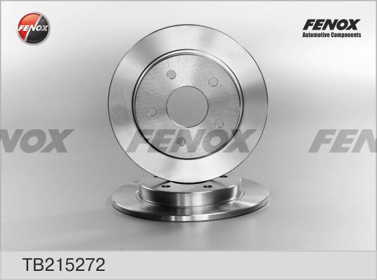 Fenox TB215272 - Тормозной диск autospares.lv