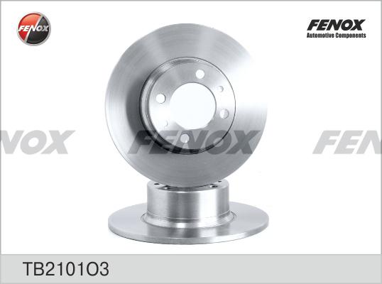 Fenox TB2101O3 - Тормозной диск autospares.lv