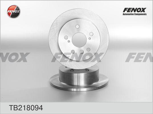 Fenox TB218094 - Тормозной диск autospares.lv