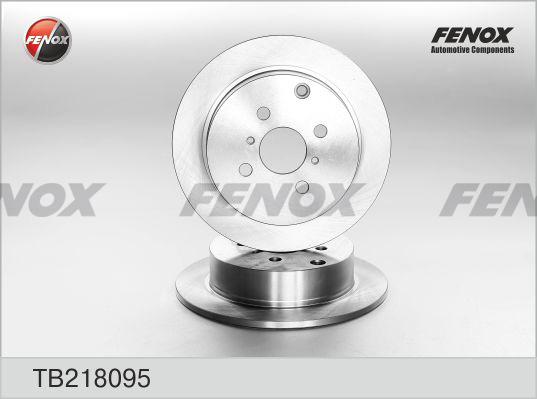 Fenox TB218095 - Тормозной диск autospares.lv