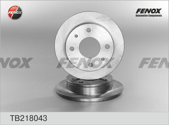 Fenox TB218043 - Тормозной диск autospares.lv