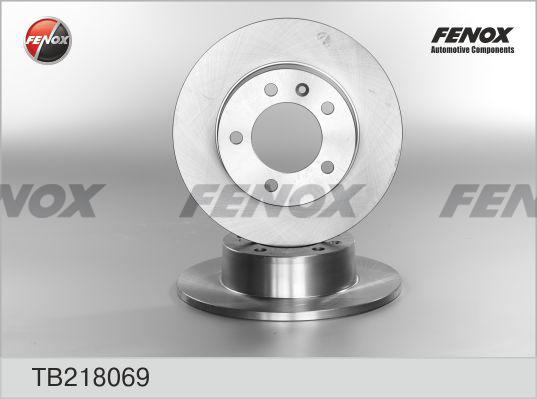 Fenox TB218069 - Тормозной диск autospares.lv