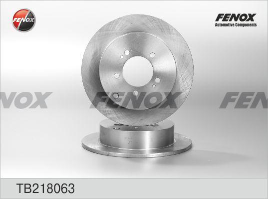 Fenox TB218063 - Тормозной диск autospares.lv