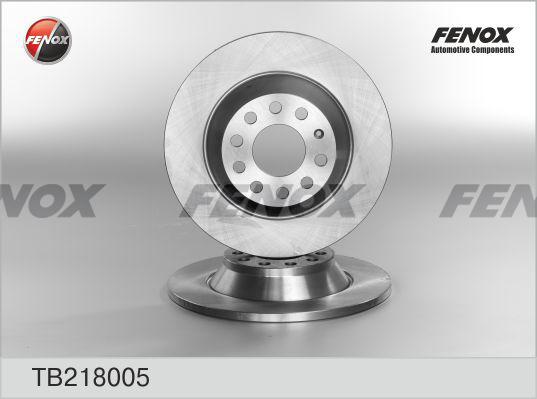 Fenox TB218005 - Тормозной диск autospares.lv