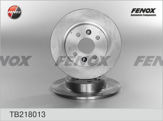 Fenox TB218013 - Тормозной диск autospares.lv