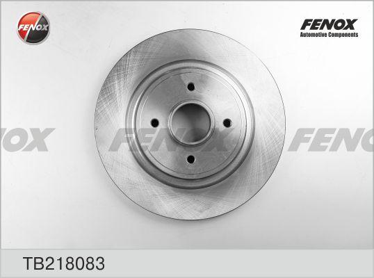 Fenox TB218083 - Тормозной диск autospares.lv