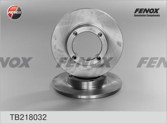 Fenox TB218032 - Тормозной диск autospares.lv