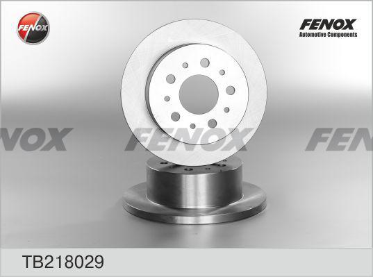 Fenox TB218029 - Тормозной диск autospares.lv