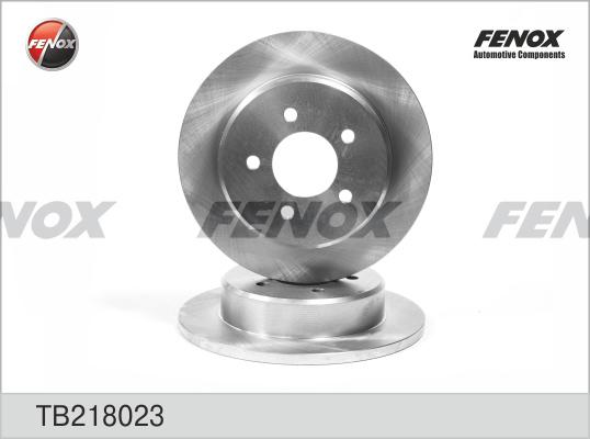 Fenox TB218023 - Тормозной диск autospares.lv