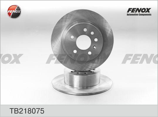 Fenox TB218075 - Тормозной диск autospares.lv