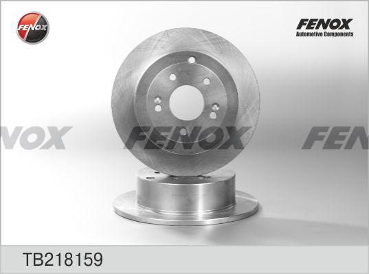 Fenox TB218159 - Тормозной диск autospares.lv