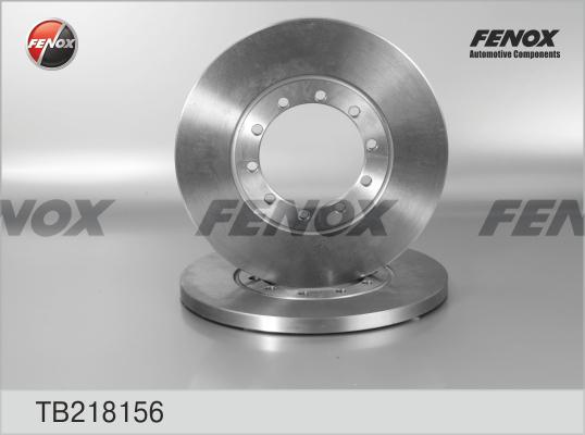 Fenox TB218156 - Тормозной диск autospares.lv