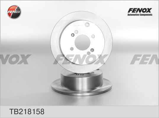 Fenox TB218158 - Тормозной диск autospares.lv