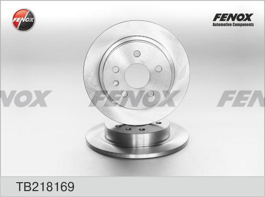 Fenox TB218169 - Тормозной диск autospares.lv