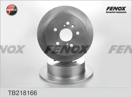 Fenox TB218166 - Тормозной диск autospares.lv